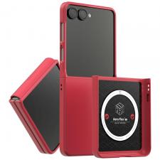 Carcasa Araree Aero Flex M cu MagSafe compatibila cu Samsung Galaxy Z Flip 7, Roz