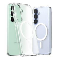 Carcasa Araree Duple M cu MagSafe compatibila cu Samsung Galaxy S25, Transparent