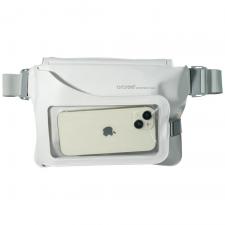 Huse universale / waterproof pentru telefoane, Husa waterproof universala Araree, Inchidere prin fermoar si velcro, IPX8, Alb, lerato.ro