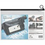 Husa waterproof universala Araree, Inchidere prin fermoar si velcro, IPX8, Negru 12 - lerato.ro