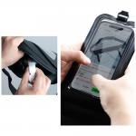 Husa waterproof universala Araree, Inchidere prin fermoar si velcro, IPX8, Negru 4 - lerato.ro