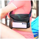 Husa waterproof universala Araree, Inchidere prin fermoar si velcro, IPX8, Negru 8 - lerato.ro