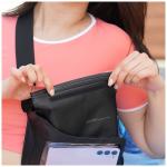 Husa waterproof universala Araree, Inchidere prin fermoar si velcro, IPX8, Negru 9 - lerato.ro