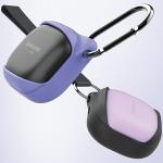 Carcasa Araree Bean compatibila cu Samsung Galaxy Buds Live / Pro / Fe, Mov 5 - lerato.ro