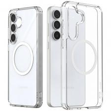 Carcasa Araree Duple cu MagSafe compatibila cu Samsung Galaxy S25 FE, Transparent