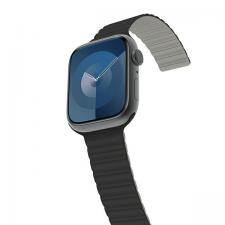 Curea din silicon Araree Link compatibila cu Apple Watch 38/40/41mm, Negru / Gri