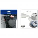 Husa universala pentru casti over ear Araree, 225 x 225 x 65 mm, Negru 7 - lerato.ro