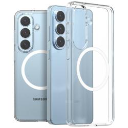 Husa Araree Duple M cu MagSafe compatibila cu Samsung Galaxy S26, Transparent