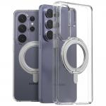 Husa Araree Duple M cu MagSafe si Stand compatibila cu Samsung Galaxy S26 Ultra, Transparent 2 - lerato.ro