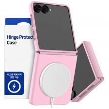 Husa Araree Aero Flex M cu MagSafe compatibila cu Samsung Galaxy Z Flip 8, Roz