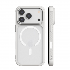 Huse si carcase iPhone 18 Pro, Husa Araree Duple M Armor cu MagSafe compatibila cu iPhone 18 Pro / 17 Pro, Alb, lerato.ro