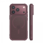 Husa Araree Duple M Armor cu MagSafe compatibila cu iPhone 18 Pro / 17 Pro, Burgundy 2 - lerato.ro
