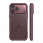 Husa Araree Duple M Armor cu MagSafe compatibila cu iPhone 18 Pro Max / 17 Pro Max, Burgundy 2 - lerato.ro