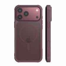 Huse si carcase iPhone 18 Pro Max, Husa Araree Duple M Armor cu MagSafe compatibila cu iPhone 18 Pro Max / 17 Pro Max, Burgundy, lerato.ro