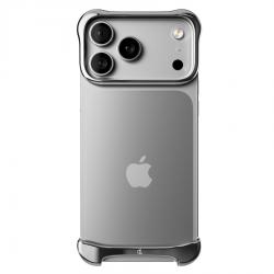 Protectie din aluminiu Arc Pulse compatibila cu iPhone 17 Pro Max, Silver