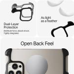 Protectie din aluminiu Arc Pulse compatibila cu iPhone 16 Pro Max, Negru 9 - lerato.ro