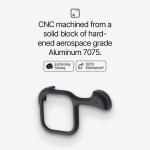 Protectie din aluminiu Arc Pulse compatibila cu iPhone 16 Pro, Negru 9 - lerato.ro