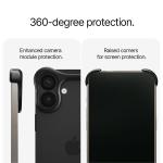 Protectie din aluminiu Arc Pulse compatibila cu iPhone 16, Negru 7 - lerato.ro
