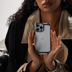 Protectie din aluminiu Arc Pulse compatibila cu iPhone 16 Pro Max, Silver 6 - lerato.ro