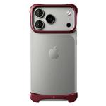 Protectie din aluminiu Arc Pulse compatibila cu iPhone 18 Pro, Matte Dark Red 2 - lerato.ro