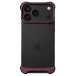 Protectie din aluminiu Arc Pulse compatibila cu iPhone 18 Pro, Matte Dark Red 4 - lerato.ro