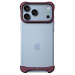 Protectie din aluminiu Arc Pulse compatibila cu iPhone 18 Pro, Matte Dark Red 5 - lerato.ro