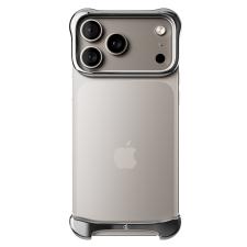 Huse si carcase iPhone 18 Pro, Protectie din aluminiu Arc Pulse compatibila cu iPhone 18 Pro, Silver, lerato.ro