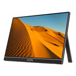 Monitor portabil Arzopa A1T, IPS, 15.6 inch, Full HD, 60Hz, Negru