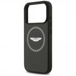 Carcasa Aston Martin HC Kevlar Counter Design cu MagSafe compatibila cu iPhone 17 Pro, Negru 7 - lerato.ro