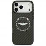 Carcasa Aston Martin HC Kevlar Counter Design cu MagSafe compatibila cu iPhone 17 Pro Max, Negru 2 - lerato.ro