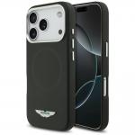 Carcasa Aston Martin HC FW Logo cu MagSafe compatibila cu iPhone 17 Pro, Negru 4 - lerato.ro