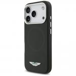 Carcasa Aston Martin HC FW Logo cu MagSafe compatibila cu iPhone 17 Pro, Negru 3 - lerato.ro