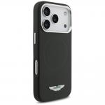 Carcasa Aston Martin HC FW Logo cu MagSafe compatibila cu iPhone 17 Pro, Negru 5 - lerato.ro