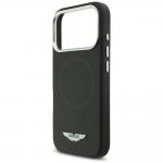 Carcasa Aston Martin HC FW Logo cu MagSafe compatibila cu iPhone 17 Pro, Negru 7 - lerato.ro