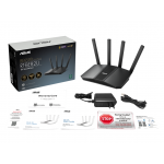 Router ASUS WiFi7, Dual-Band, 4K-QAM, MLO, 5 porturi 2.5GbE, Negru 3 - lerato.ro