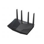Router ASUS (802.11ax) AX5400, WiFi6, 4 porturi LAN Gigabit, Rata transfer pana la 5400 Mbps, Negru 3 - lerato.ro