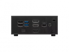 Mini PC ASUS PN42, Intel N100, Intel UHD Graphics, Capacitate SSD 128GB, Windows 11 Pro , Negru