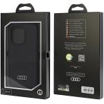 Carcasa Audi Silicone compatibila cu iPhone 15 Pro, Negru 8 - lerato.ro