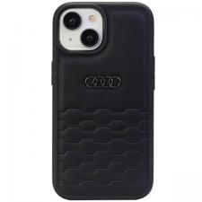 Carcasa Audi GT Synthetic Leather compatibila cu iPhone 13 / 14 / 15, Negru