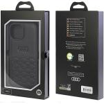 Carcasa Audi GT Synthetic Leather compatibila cu iPhone 13 / 14 / 15, Negru 5 - lerato.ro