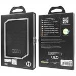 Portofel din piele Audi AU-MSCH-GT cu Stand, Compatibil MagSafe, Negru 10 - lerato.ro