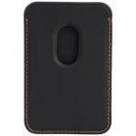 Portofel din piele naturala Lamborghini Urus D8, Compatibil MagSafe, Negru / Portocaliu 5 - lerato.ro