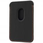 Portofel din piele naturala Lamborghini Urus D8, Compatibil MagSafe, Negru / Portocaliu 7 - lerato.ro