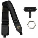Snur pentru carcase Lamborghini D1 Crossbody Webbing, Lungime ajustabila, Negru 3 - lerato.ro