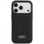 Husa Audi GT Synthetic Leather cu MagSafe compatibila cu iPhone 18 Pro / 17 Pro, Negru 2 - lerato.ro