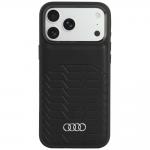 Husa Audi GT Synthetic Leather cu MagSafe compatibila cu iPhone 18 Pro Max / 17 Pro Max, Negru 2 - lerato.ro