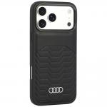Husa Audi GT Synthetic Leather cu MagSafe compatibila cu iPhone 18 Pro Max / 17 Pro Max, Negru 3 - lerato.ro