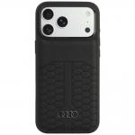 Husa Audi Leather Case cu MagSafe compatibila cu iPhone 18 Pro Max / 17 Pro Max, Negru 2 - lerato.ro