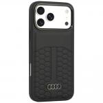 Husa Audi Leather Case cu MagSafe compatibila cu iPhone 18 Pro Max / 17 Pro Max, Negru 3 - lerato.ro