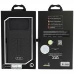 Husa Audi Leather Case cu MagSafe compatibila cu iPhone 18 Pro Max / 17 Pro Max, Negru 6 - lerato.ro